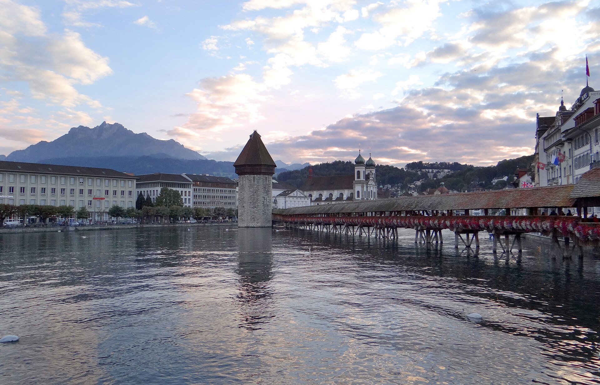 Luzerner Altstadt mit Kapellbrücke